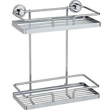 Bandeja para Ducha Sion Power en Plata 26x31.5x13.5 cm