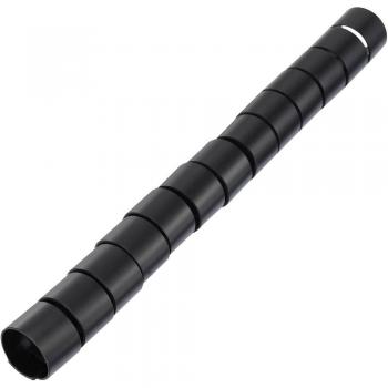 TRU Components Kabelschutzschlauch 20 mm max 30 m Schwarz