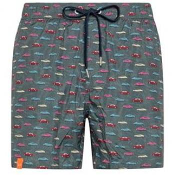 Costume Boxer Uomo Fantasia Militare Verde SUN68