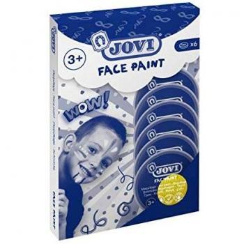 Face paint estuche 6 botes 8ml amarillo