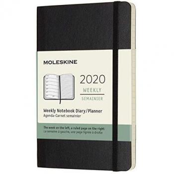 Moleskine Pocket 2020 Agenda Settimanale Verticale