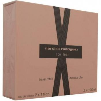 Narciso Rodriguez For Her Travel‑Ready Gift Set – 2×30 mL EDT