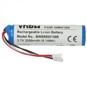 Batterie compatible Datalogic Gryphon GM4100-BK-D910, GM4100-HC-433, GM4100-HC-910, GM4130 (2200mAh, 3,7V, Li-ion)