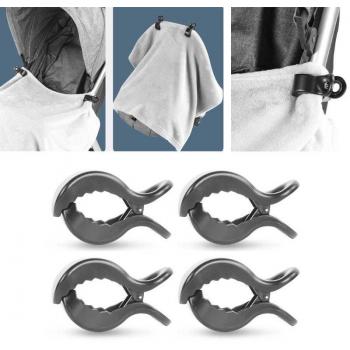 4 Pack Baby Car Seat Toy Lamp Holder Clips
