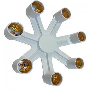E26 E27 7-in-1 LED Socket Splitter