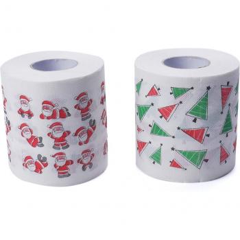 Nette Santa Claus Elch Toilettenpapierrolle für Weihnachten