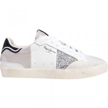 Sneakers Donna Pepe Jeans Lane Argento