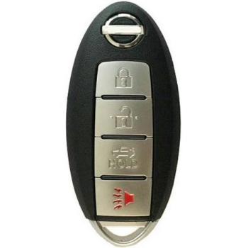 Leather Remote Key Cover for Nissan Versa Maxima Altima Rogue Armada Sentra Murano Infiniti FX35 QX60