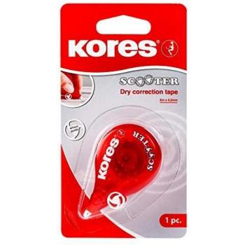 Kores Scooter Korrekturroller, rot, 8m