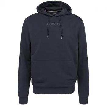 Marineblaues Herren-Sweatshirt mit 3-D-Print in Größe 4XL von BUGATTI
