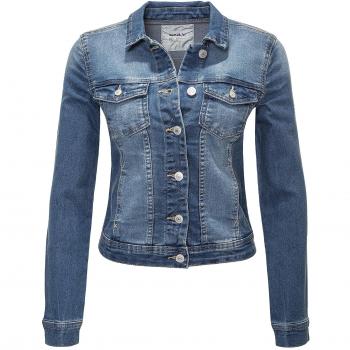 ONLY Damen Jeansjacke Übergangsjacke Leichte Jacke Denim Casual GE LESTA