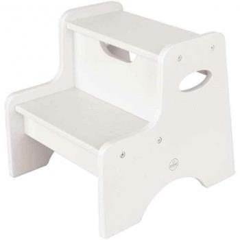 KidKraft Two-Step White Stool