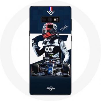Samsung Galaxy Note 9 Case Max Verstappen F1 Racing Driver Blue
