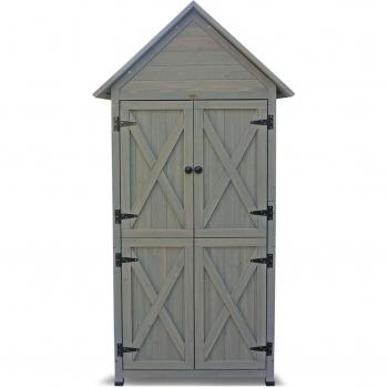 HABAU HABAU Gartenschrank »Lena«, 83 x 45 x 178 cm, grau