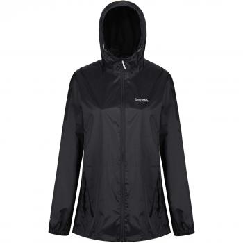 Regatta Womens Pack-It III Waterproof Jacket (Black)