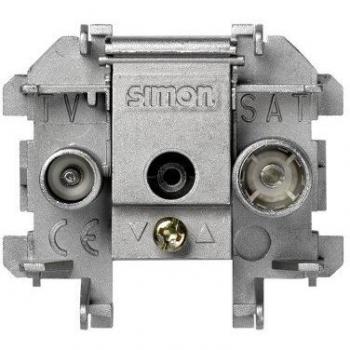 Toma de Radio y Televisión + Satélite Final Simon 73 73488-69