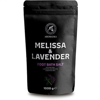 Sel de Bain pour Pieds aux Huiles de Lavande et de Mélisse 1kg