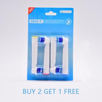 SOUNESS DuPont Bristle Replacement Heads for BRAUN & Oral-B Electric Toothbrush