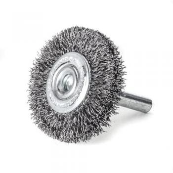 Brosse ronde en acier 0,20 mm, longueur 30 mm – Lessmann