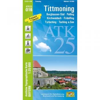 ATK25-O16 Tittmoning (Amtliche Topographische Karte 1:25000)