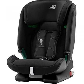 BRITAX RÖMER Seggiolino Auto ADVANSAFIX M i-SIZE Evolutivo con Sistema di Fissaggio ISOFIX Bambini da 76 a 150 cm (Gruppo 1/2/3) da 15 Mesi a 12 Anni, Nero (Cosmos Black)