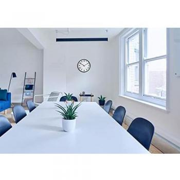 Orium Wanduhr lautlos Durchmesser 30cm schwarz