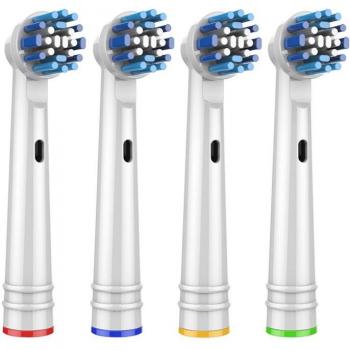 4-Pack Oral-B Brush Heads for Power/Pro Health/Triumph/3D Excel