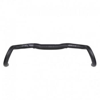 Deda Lenker Gera DCR Alu Gravel 48 cm, 24° Winkel, poliert auf Schwarz Finish