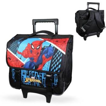 Cartable à roulettes Bleu Spider-Man