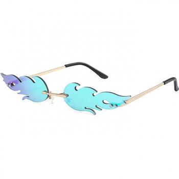 Unisex Flame Motocross Sunglasses