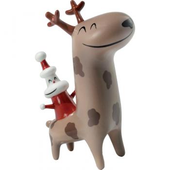 Alessi Holiday Cow Boy Ceramic Keepsake