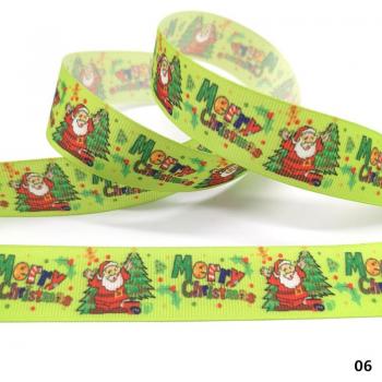 Cinta Decorativa Navideña 5 Yards 25 mm con Estampado Térmico