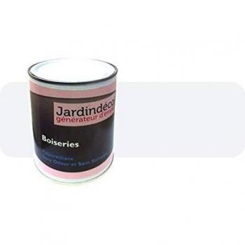 Peinture crème satinée pour meubles en bois brut 1 litre