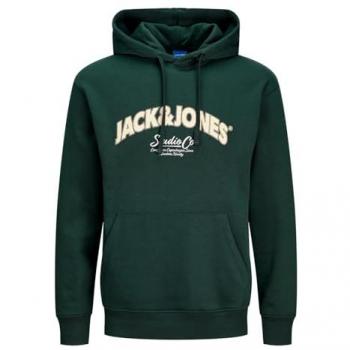 Jack & Jones Hoodie JORBRONX Arch Big Sweat Hood LN mit großem Print auf der Vorderseite