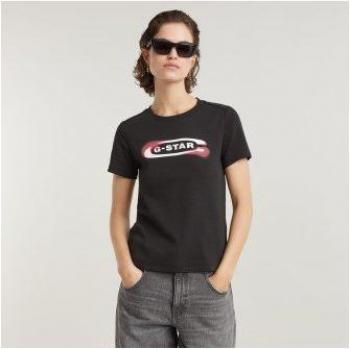 G-Star Women's Old Skool Logo T-Shirt Black 2XS