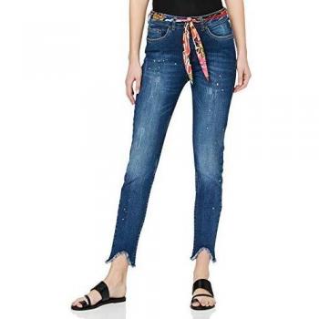 Pantaloni Denim Slim 90 cm