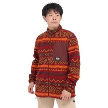Oakley Mountain Fire Sherpa Fleece Hoodie Rot