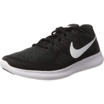 NIKE Men's Free RN 2017 Workout Shoes (Black/White-Dark Grey-Anthracite)