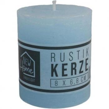 BURI Stumpenkerzen Set (12) – New Home Farbige Wachslicht‑Tischdeko