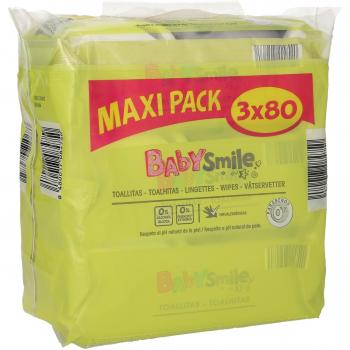 Pack ahorro BABYSMILE toallitas para bebés 240 uds