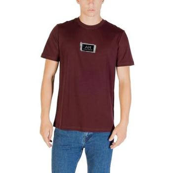 Male Red Bordeaux Short‑Sleeve