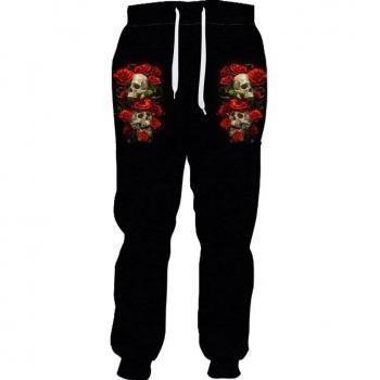 Pantalón 3D Cráneo Rosa SummerTrain para Hombres