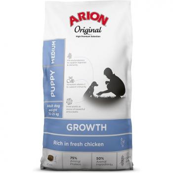Arion Original Wachstum Mittel mit Huhn 2 × 12 kg