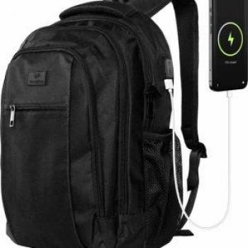 TRVLMORE 36 L Schultasche 17″ – Laptop‑Rucksack – schwarz, wasserabweisend – garantiert ein Leben lang