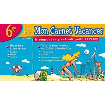 Mon Carnet Vacances 6e
