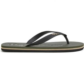 Pepe Jeans Bay Beach Flip-Flops – Dark Green & Black (42)