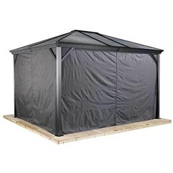 Pavillonseitenteil SOJAG SJ04201 Pavillonseitenteile grau (dunkelgrau) passend für Pavillon Ventura 10x14