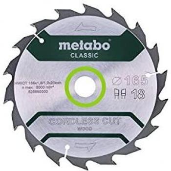Lame de scie circulaire Metabo 165 mm Cordless Cut Classic