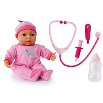 Muñeca bebé médico con accesorios Bayer Design, 38 cm