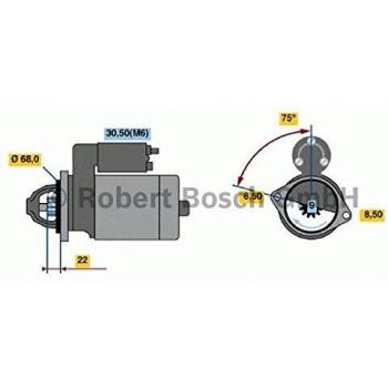 BOSCH 0986 019 870 Anlasser